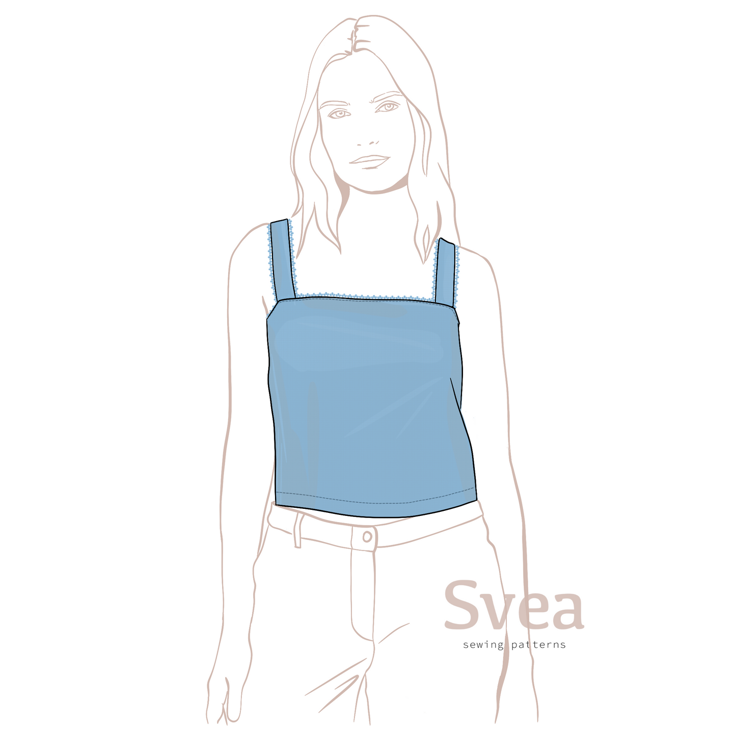 Othelia top sewing pattern